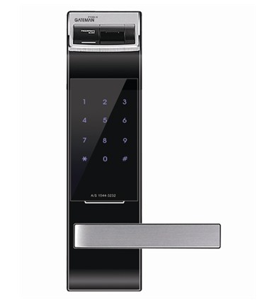 GATEMAN  F100 指紋密碼手把電子鎖